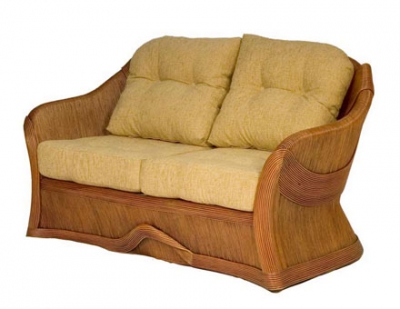 Комплект для отдыха из коллекции «Ribbon»: диван, кресло, пуф